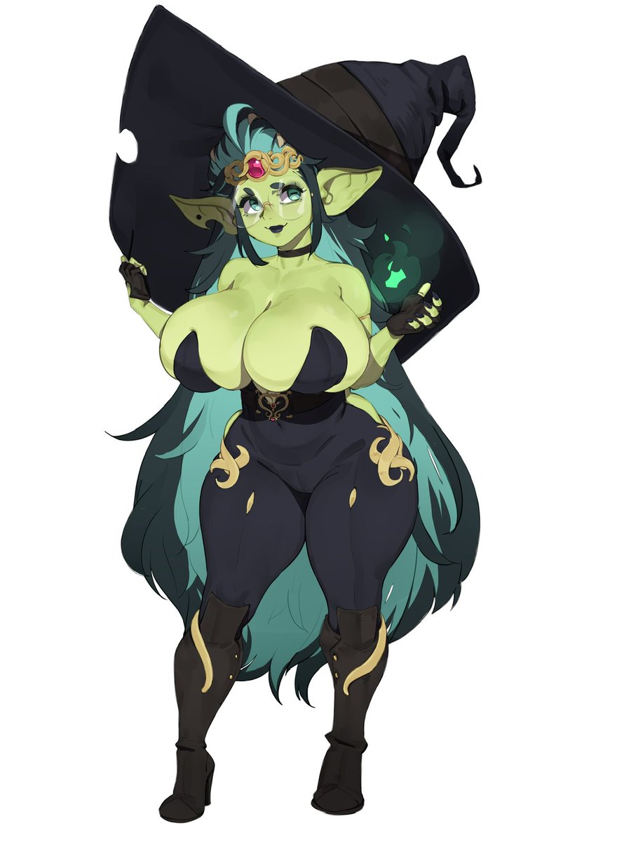 Mimic_Hat's tweet photo. @Neophyte_Zealot Shortstack goblin witch who just loves meeting new monstrous pals https://t.co/Wdaks2OYpF
