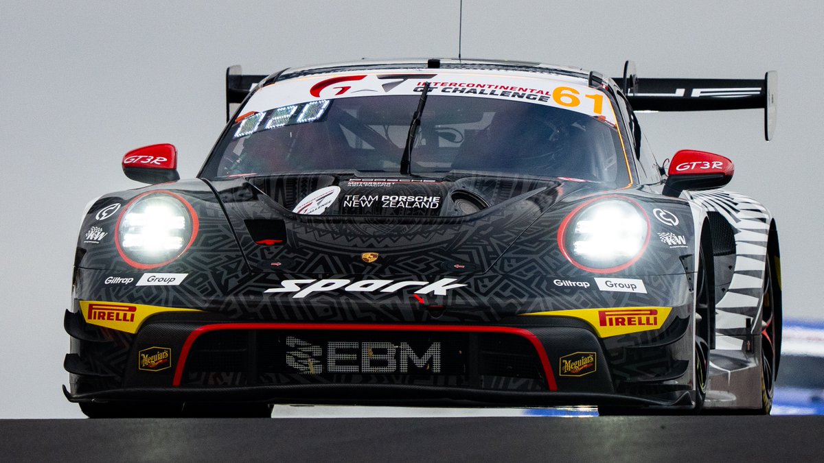 PorscheRaces's tweet photo. #IGTC - Saturday's @Bathurst12hour program began with #FP5. Here are the results for the 5 #Porsche #911GT3R:
P6 - #79 #TsunamiRTP21
P13 - #61 @EBMTeam
P14 - #86 @HighClassRacing
P15 - #911 @Absolute_Racing
P25 - #21 #HerberthMotorsport
Next stop: #FP6 (10:05 am local/0:05 CET).
Live stream: https://t.co/VzGO1OuUKC