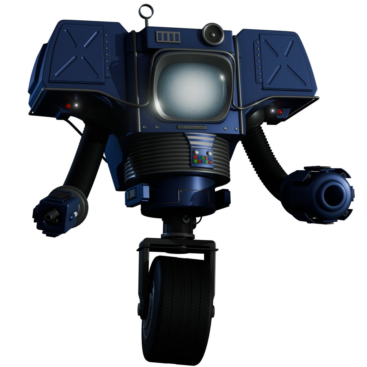ARN4W17's tweet photo. PDQ-88b "Securitron"
#FalloutNewVegas #fanart #securitron #blender https://t.co/RgWq19qHI3