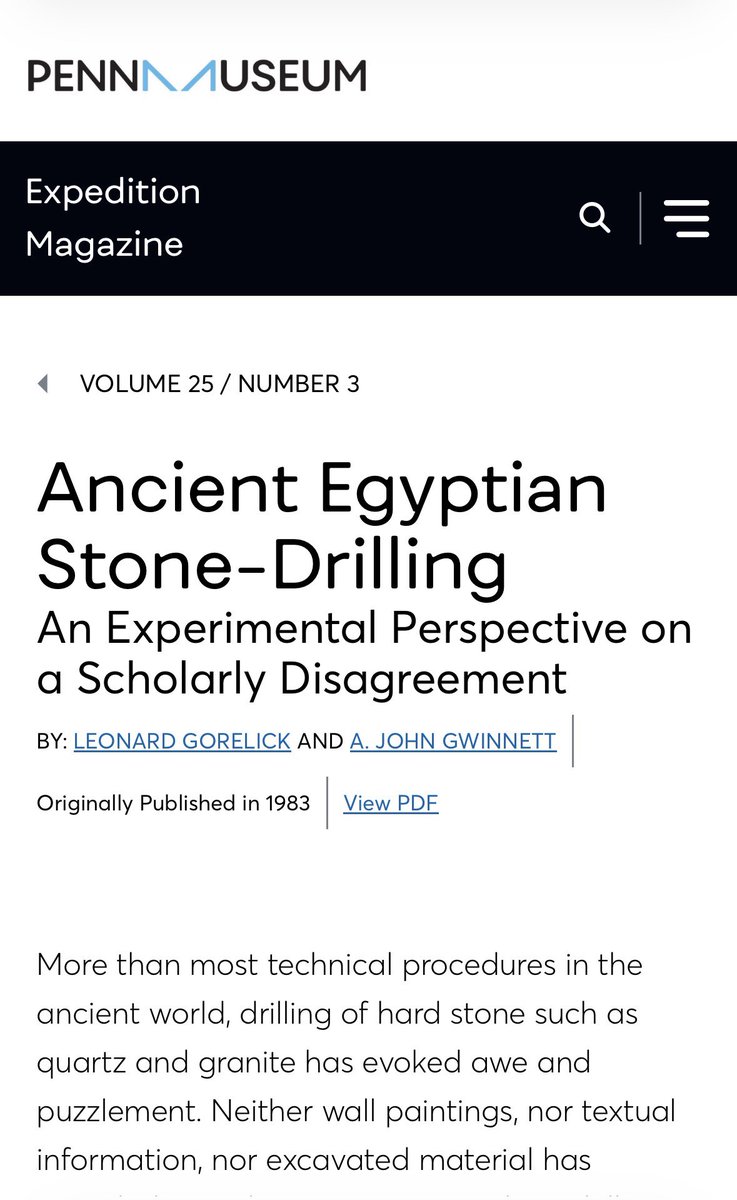 It’s almost as if there’s evidence the dynastic Egyptians could and did do exactly that
For example, the experimental studies by Stocks and by Gorelick and Gwinnett