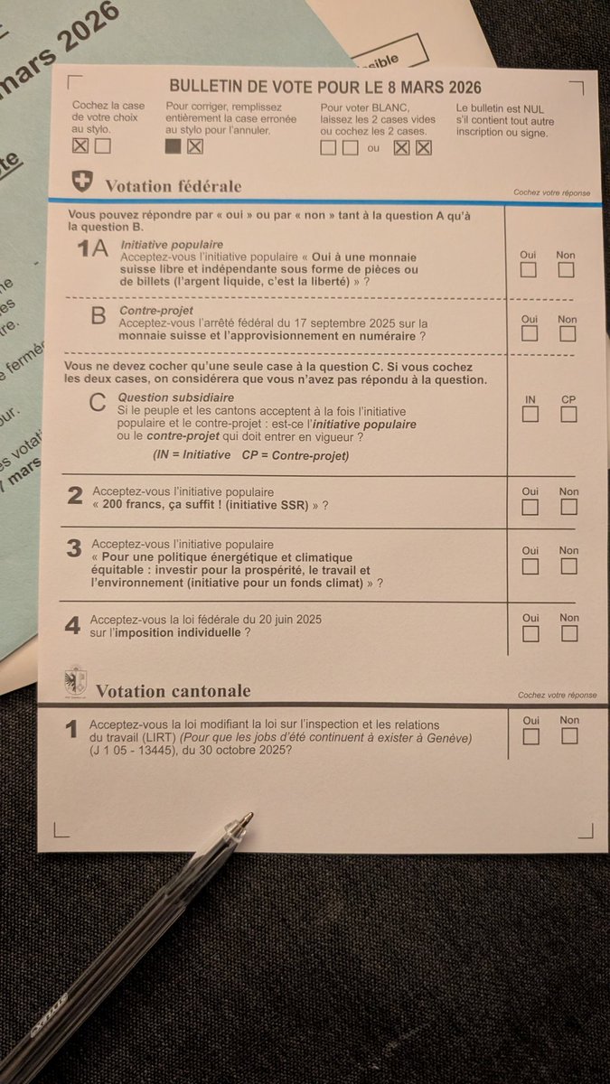 RodolpheMichael's tweet image. A fait son devoir citoyen !
#democratieCH #voteCH #GEvote