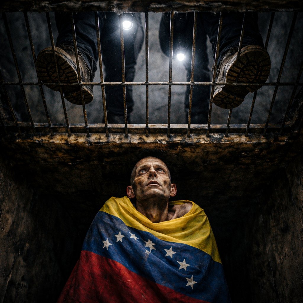 Fuerte Guaicaipuro, es una instalación militar venezolana (y centro de tortura del régimen de <a href="/delcyrodriguezv/">Delcy Rodríguez</a>), entre Charallave y Santa Teresa, Miranda. Está a cargo del DGCIM, los custodios trabajan encapuchados. Los calabozos están en el subsuelo. Aquí están 32 "Gedeones". Y