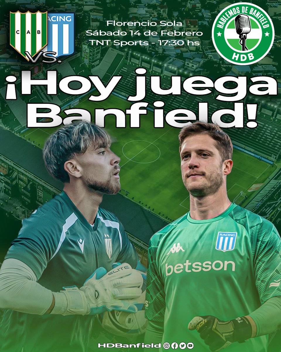 🗓 #HoyJuegaBanfield
#VamosTaladro 💚💪🏼