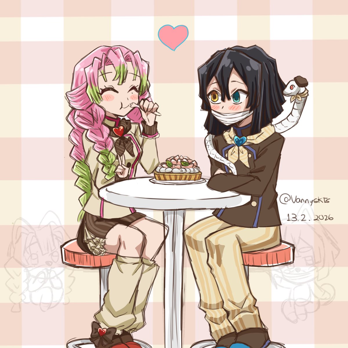 I want to draw them together💕