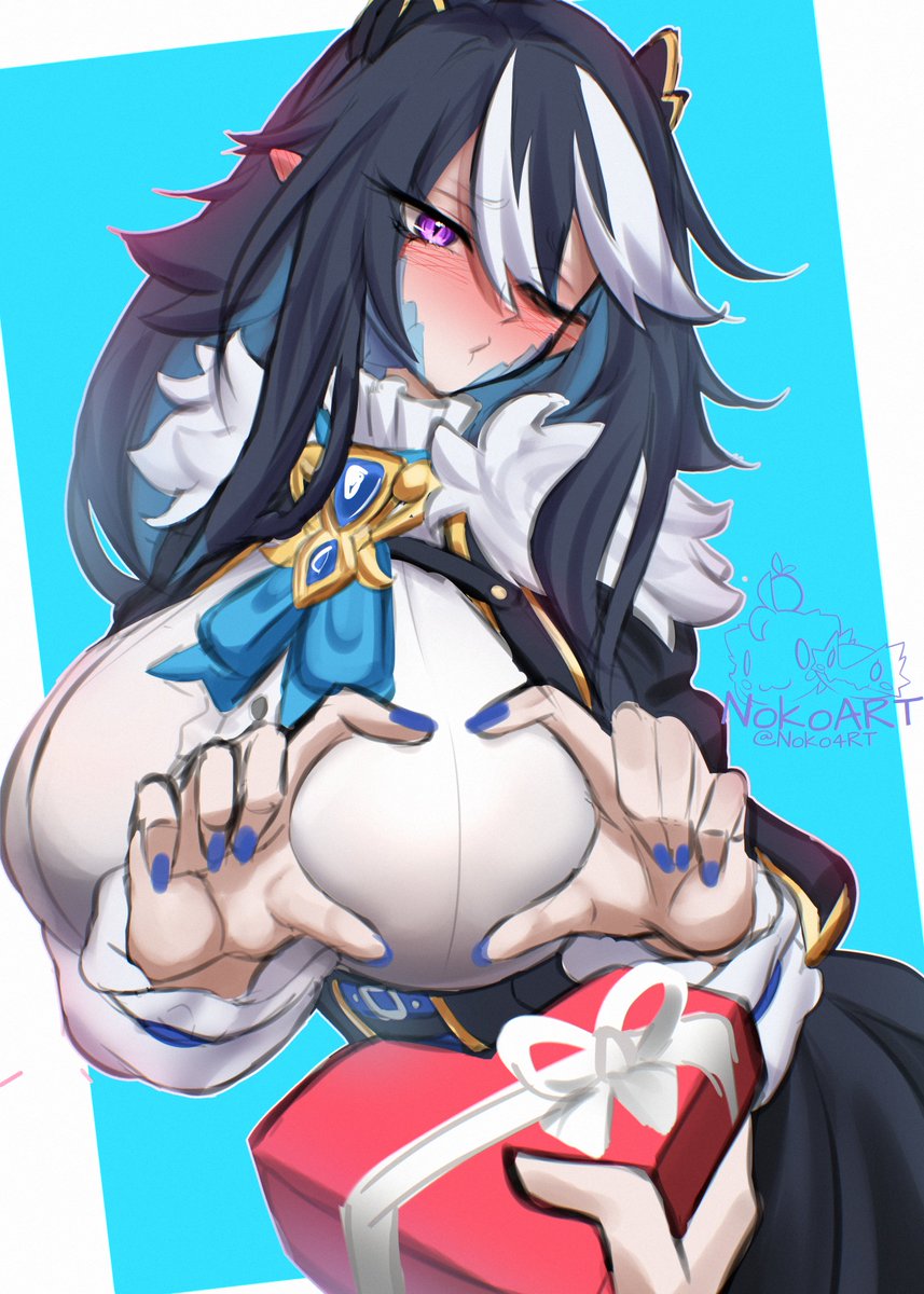 Feliz San Valentín de parte de Capy~  o(*////▽////*)q 🐍🩵

Pd: Si este post llega a 20🔁hago una versión +18 mejor acabada .3.

#animeart #digitalart #artcommission #commissionopen #Vtuber