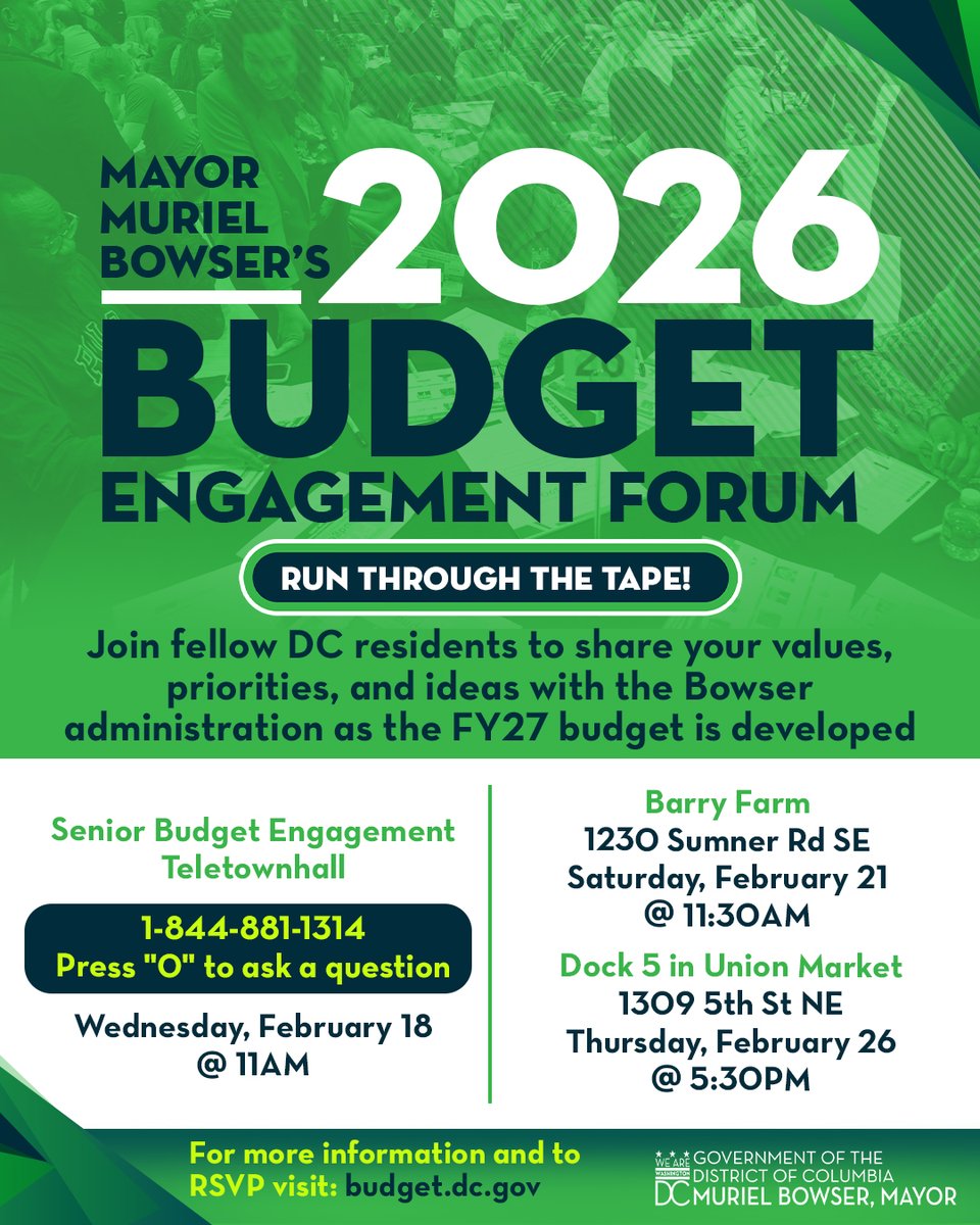 Mayor Muriel Bowser tweet media