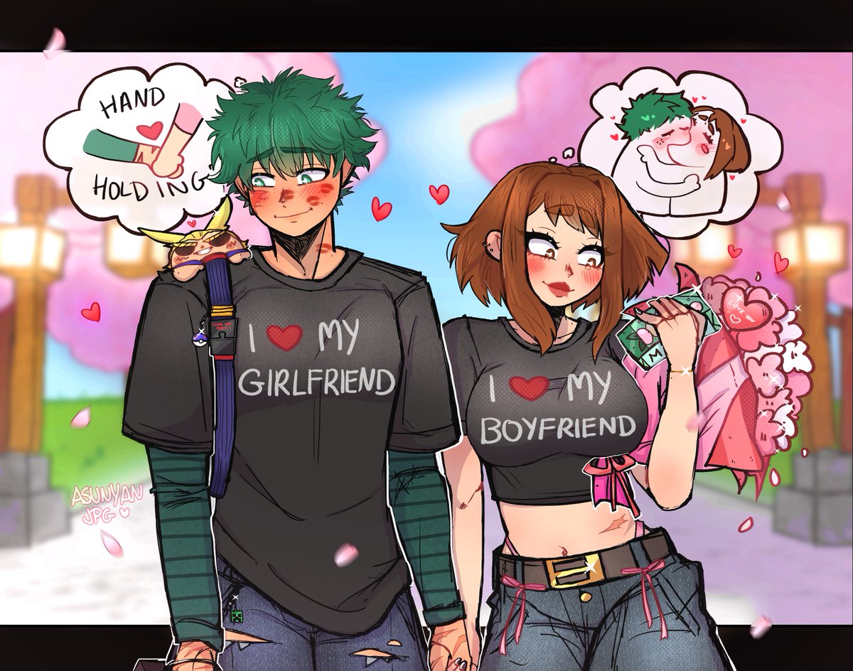 💗Happy Valentine's day~‼️💌♡(>ᴗ•) #izuocha #MHA