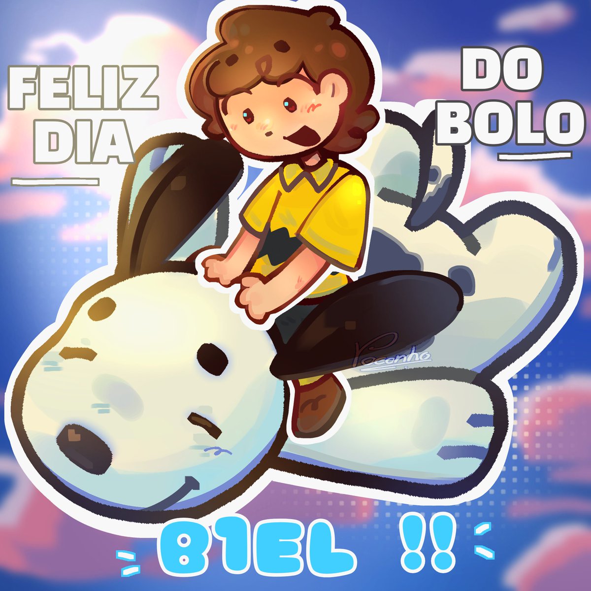 Poc_onho's tweet photo. FELIZ ANIVERSÁRIO @gabr1elll_ 🥳🎉 Muitas felicidades, muitos anos de vida!! Espero que seu dia seja incrível assim como você é. Saiba que você inspira muitas pessoas assim como eu! Suas lives melhoram muito o meu dia, obrigada 🩵
((#CharlieBrown e #Snoopy 👀))
#art #b1el #niver https://t.co/KChJTEi2fC