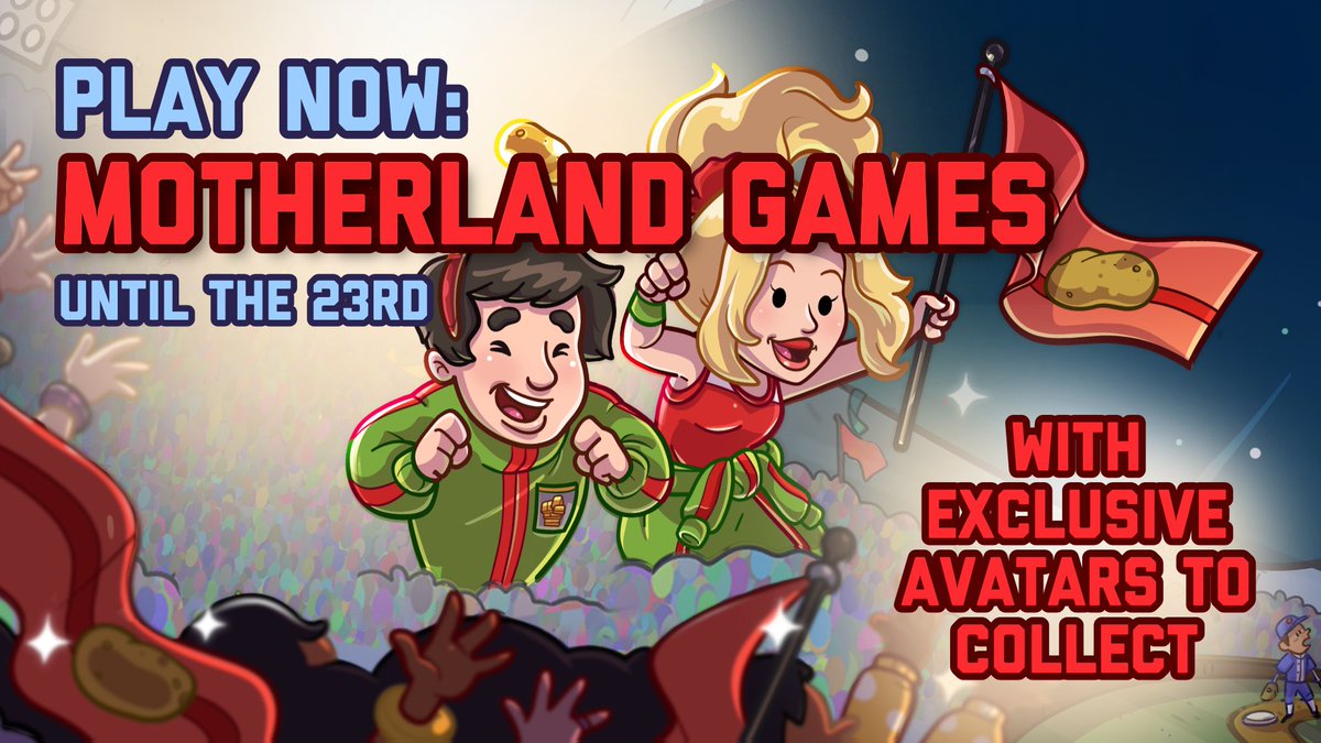 It's game time, comrades. Lace up your cleats and tap your way to glory in The Motherland Games! Now live - GO, GO, GO: bit.ly/AdComTWDL !! ⚽️🏆✊