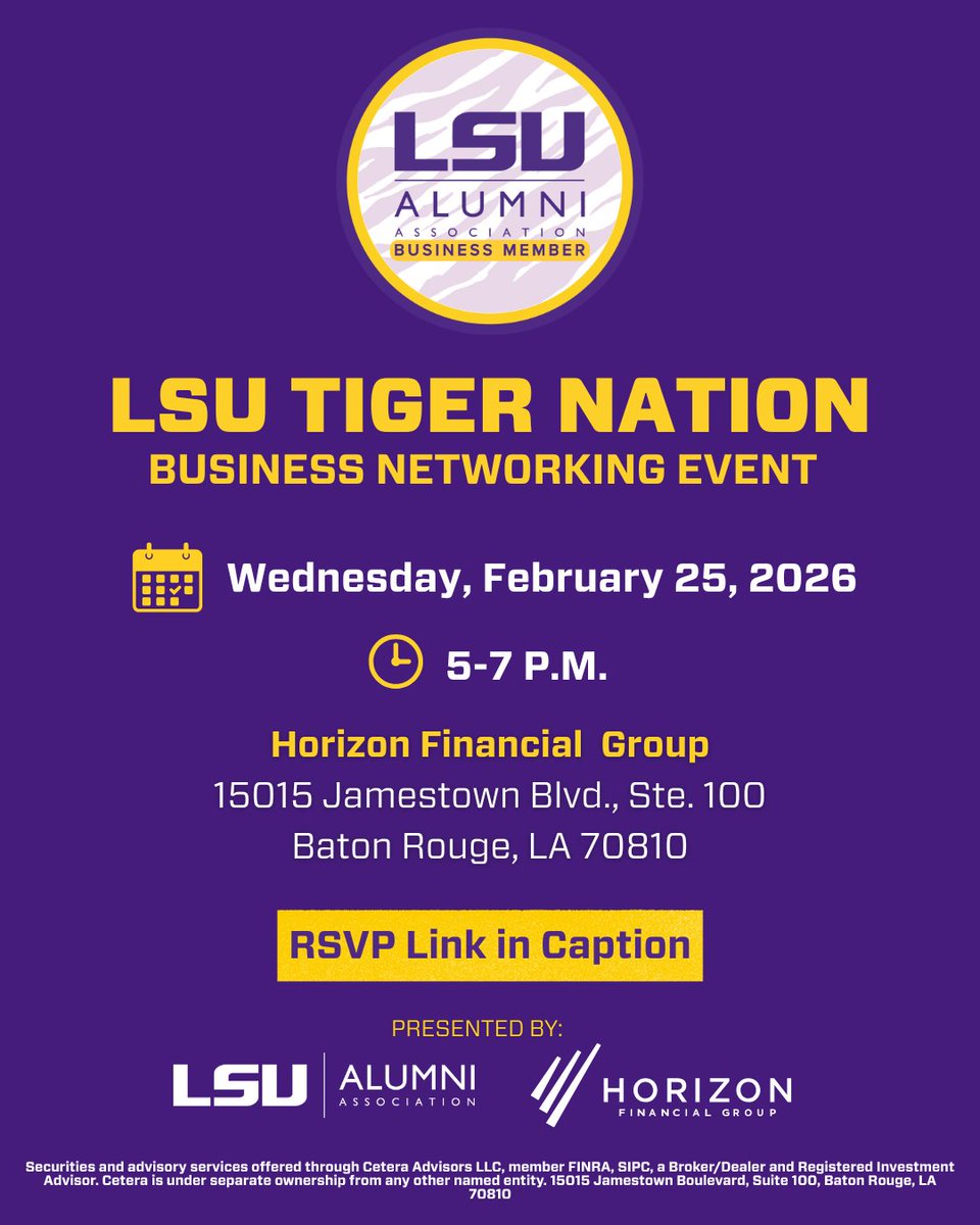 LSU Alumni Association tweet media