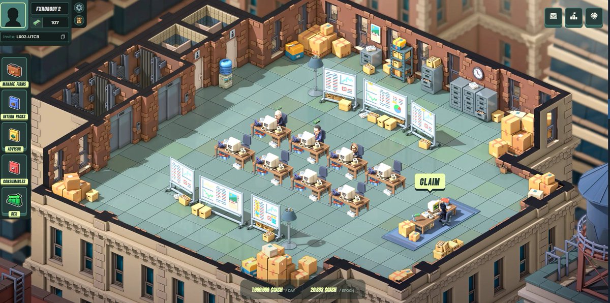 Come play <a href="/cashcitydotfun/">Cash City</a> , hire intern and just print some $cash

link: cashcity.fun/trading
code: LX02-UTCB