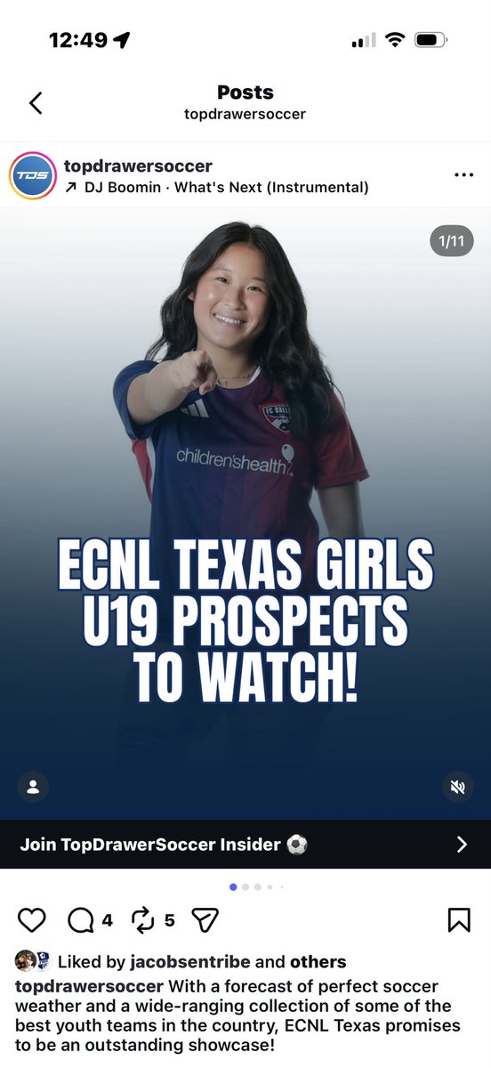 NatWebber2027's tweet photo. Thanks @TopDrawerSoccer 

Just landed in Dallas! Can’t wait to play tomorrow!

@ImYouthSoccer 
@ECNLgirls 
@TheSoccerWire 
@PrepSoccer https://t.co/ifY05vwnpv