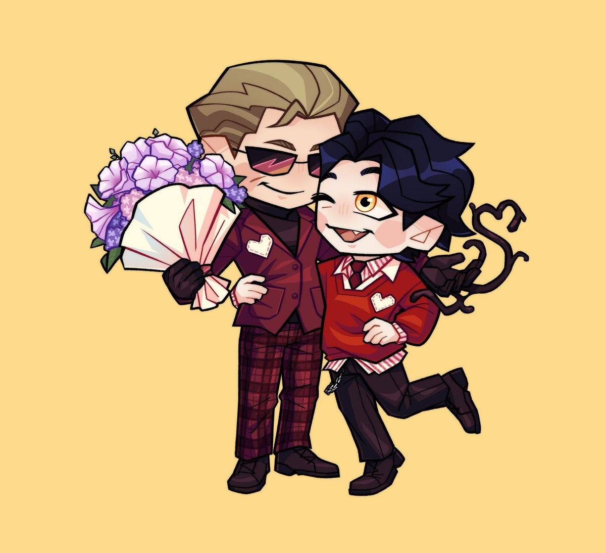 It's the day of love, and I'm excited to spend it with the one I love the most :-)

Happy Valentines Day everyone! ❤️🩷💛

🎨 @/schlafzone #ocxcannon #yumetwt #yumeship #selfship