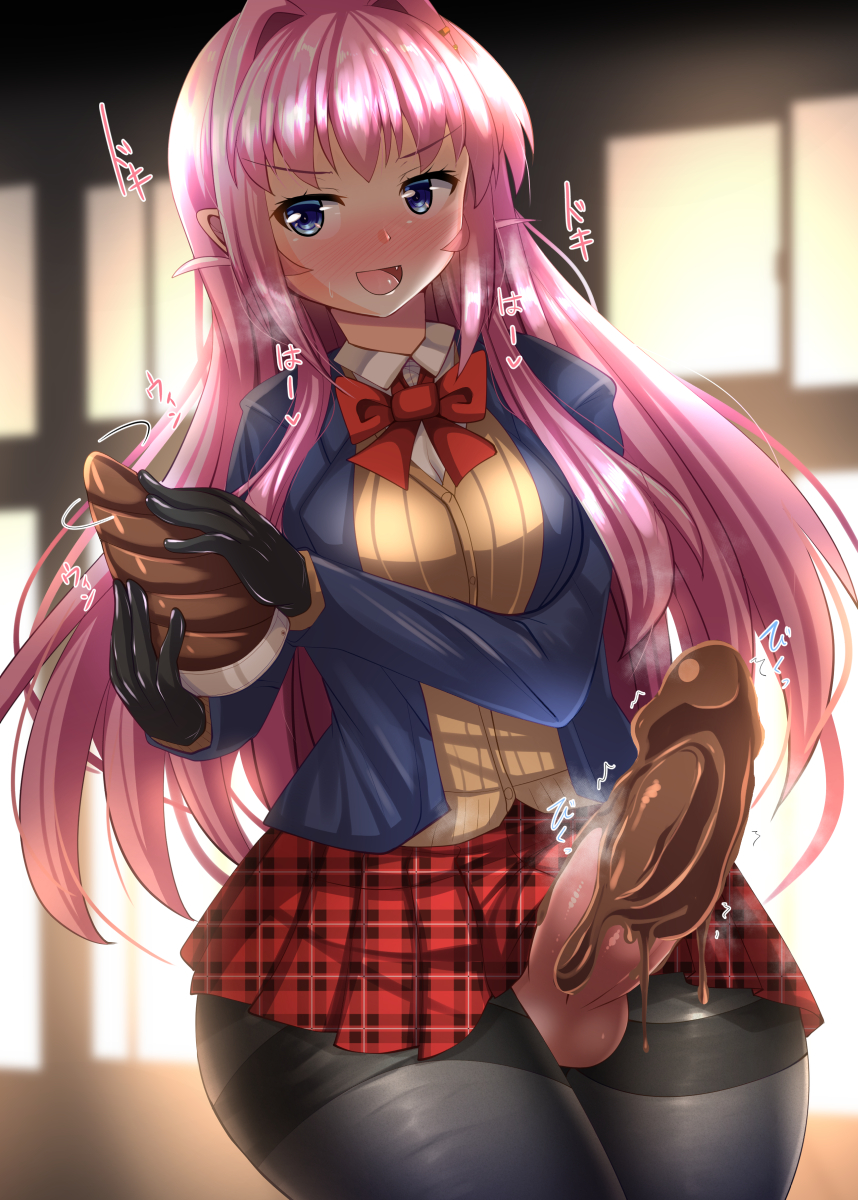 濃厚バレンタイツチ〇コをくれるゆばすちゃん(ˇωˇ)    Happy バレンタイン! 