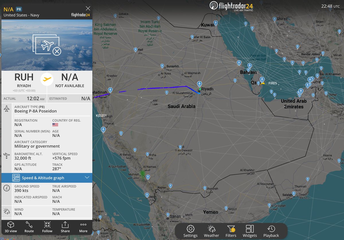 hey_itsmyturn's tweet image. #USN 🇺🇸  P-8A Poseidon (AE6892) over the Red Sea