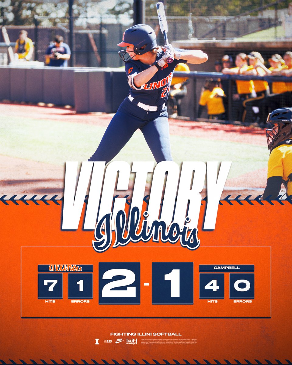 Two W's today!

Illini return for a rematch against Campbell at 9 AM tomorrow!