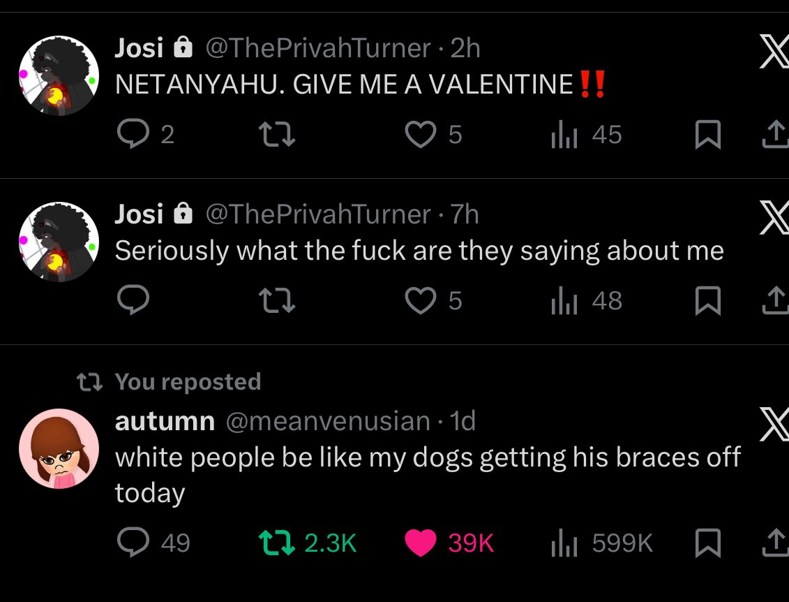 My priv has 3 emotions