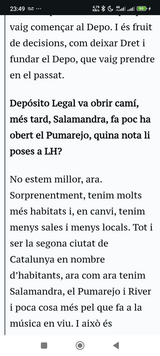 districte7.cat/entrevista-car…
Fa mal de sentir que hagin posat una persona d'aquest perfil per disenyar la quadratura del cercle: imposar la violació sistemàtica de drets fonamentals al veíns tot afavorint la indústria altament contaminant de l'oci noctur