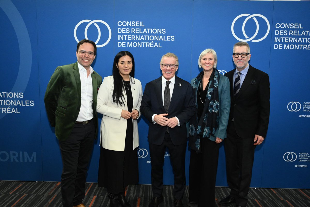 Merci au CORIM pour l’invitation au déjeuner-causerie. J’ai présenté les initiatives québécoises pour faire du secteur de la sécurité et de la défense un moteur de développement économique, dans le contexte des investissements fédéraux annoncés.