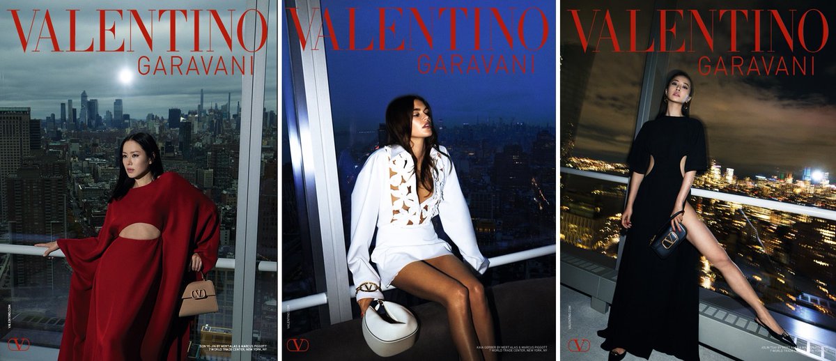 “When it came to choose the talents who could embody this concept, I looked for strong personalities. Jolin Tsai, Kaia Gerber and Son Yejin were my first choices and I am very grateful they jumped in”.  - Pierpaolo Piccioli