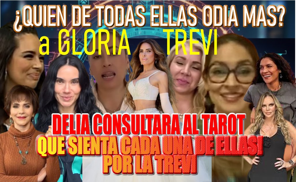 Trevidocumental's tweet image. Quien de todas ellas ODIA Mas a Gloria Trevi?
Contesta con reaccion y comenta ¿por que? y HOY 10 PM MX DELIA te dice Quien y por que?
youtube.com/live/6xM9FJUkO…
Paty Chapoy😡
Karla 🥲
Marlene 👍
Katia ❤
Guadalupe😁
Liliana 🤣
Karola 😎
Aline 😲
#gloriatrevi #raquenel #sergioandrade