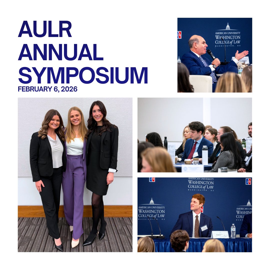 American University Law Review tweet media