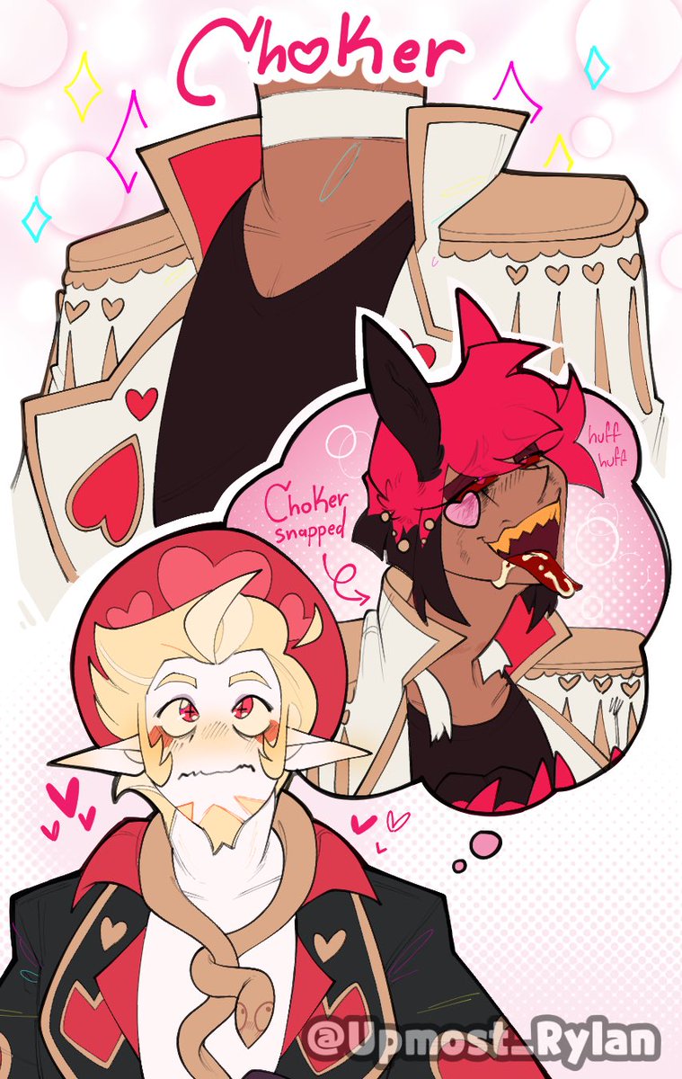 //suggestive
Happy Valentine's Day to alastor and Lucifer specifically 

#HazbinHotel #appleradio