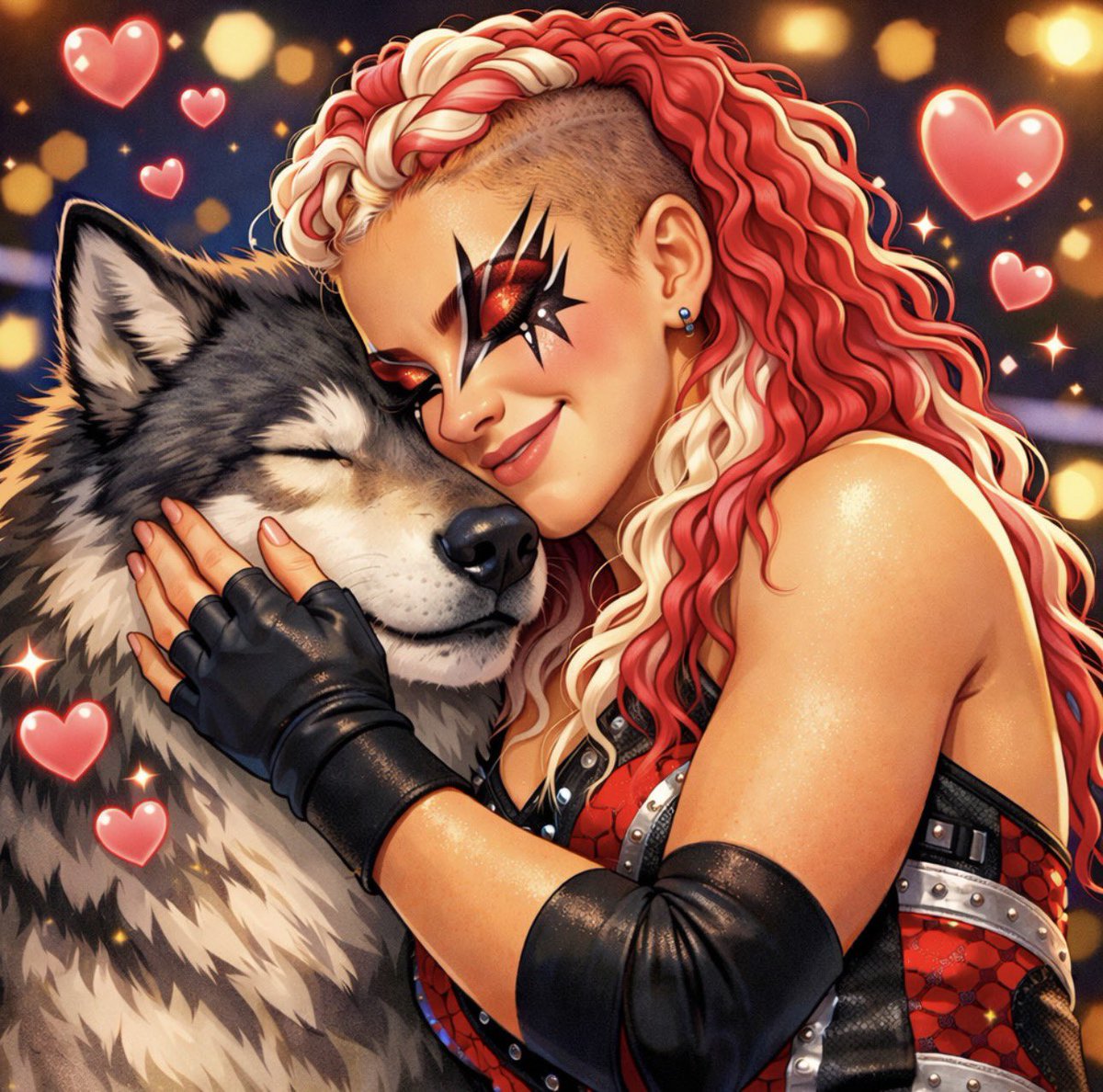 Okay so after YEARS of everyone being like “Bia is definitely into women” (I know, I'm disappointed too) she said: "Surprise! I’m actually in love with my pet wolf!" 🤔 I feel like there’s a very specific term for this… BUT I’M NOT JUDGING BIA I’M JUST BLINKING REALLY HARD!!! 💖