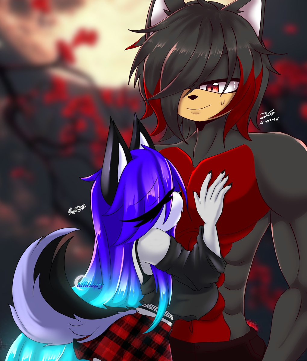 "que bello son tus senos de hombre" (? bueno quien no quisiera morderle un pectoral, auinque ella si puede por que es su novia asi que tiene todo el derecho (?

collabsito con: <a href="/Miksary_/">💜✿ Miksary ✿💜COMMISSIONS OPEN💜</a>