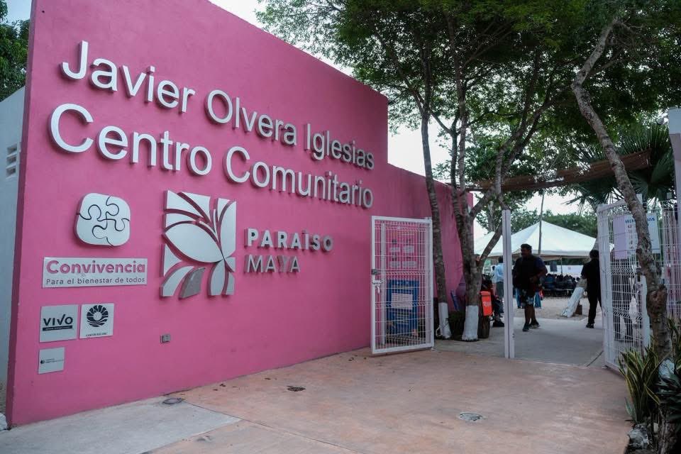 Inauguramos la segunda etapa del Centro Comunitario “Javier Olvera Iglesias” en Paraíso Maya, #Cancún, un espacio que fortalece el tejido social y abre oportunidades reales para niñas, niños, juventudes y familias. 🙌🏽

Con una inversión de más de 15 mdp del Fideicomiso del
