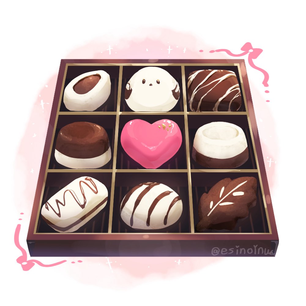 擬態するシマエナガ②
『チョコレートアソート』
 #シマエナガ