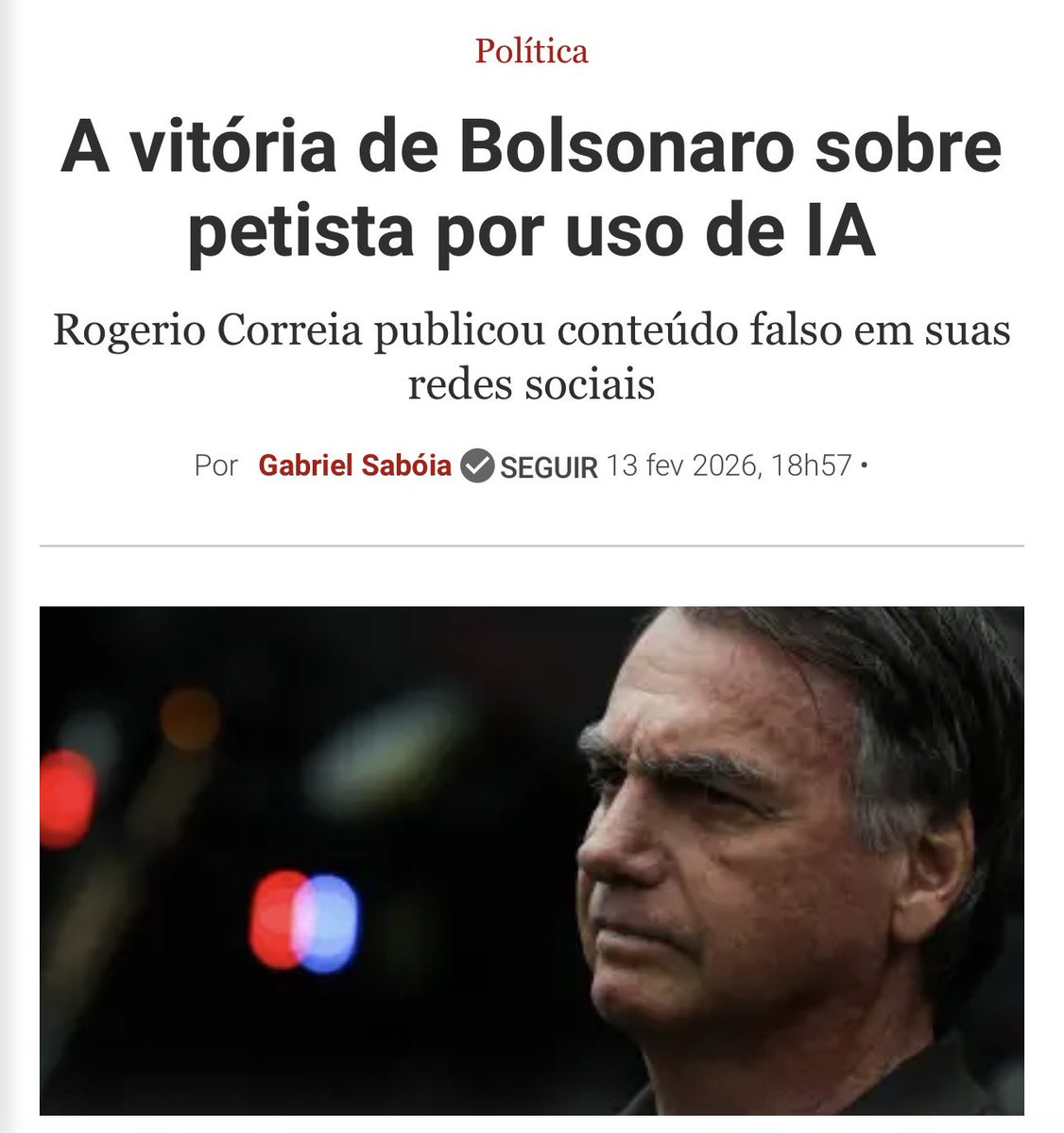 Se ferrou!

O Deputado Rogério Mentiroso Correia terá 24h para publicar uma nota se retratando por ter postado uma mentira contra o Presidente Bolsonaro.