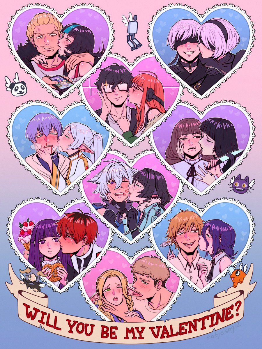 kiss kiss kiss
Happy Valentine's Day ☺️