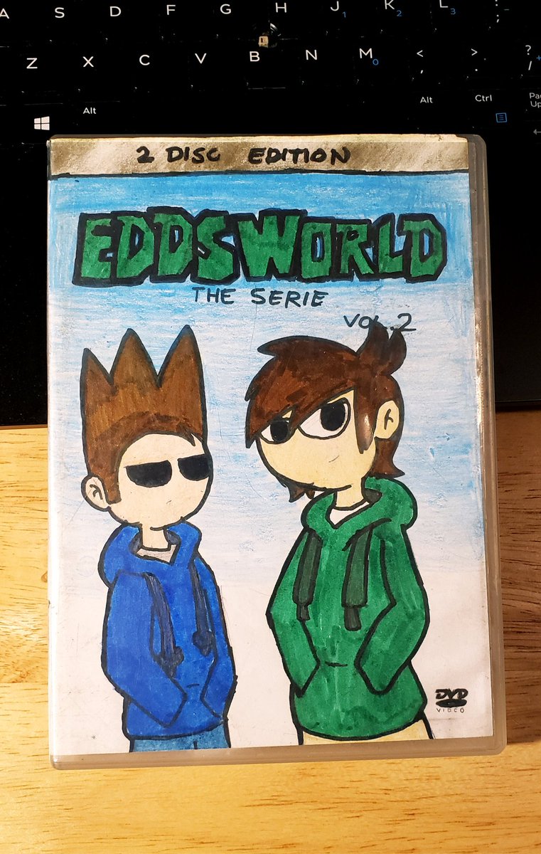 I found this yesterday while cleaning... 

I was thinking of remaking just the DVD cover, but I'll probably end up doing it with the ENTIRE DISC.