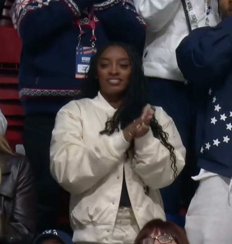 showing simone biles here on tv when ilia finished skating was crazy work. she knows more than anyone what it is to face such pressure from people and the media. i hope he receives the support he needs