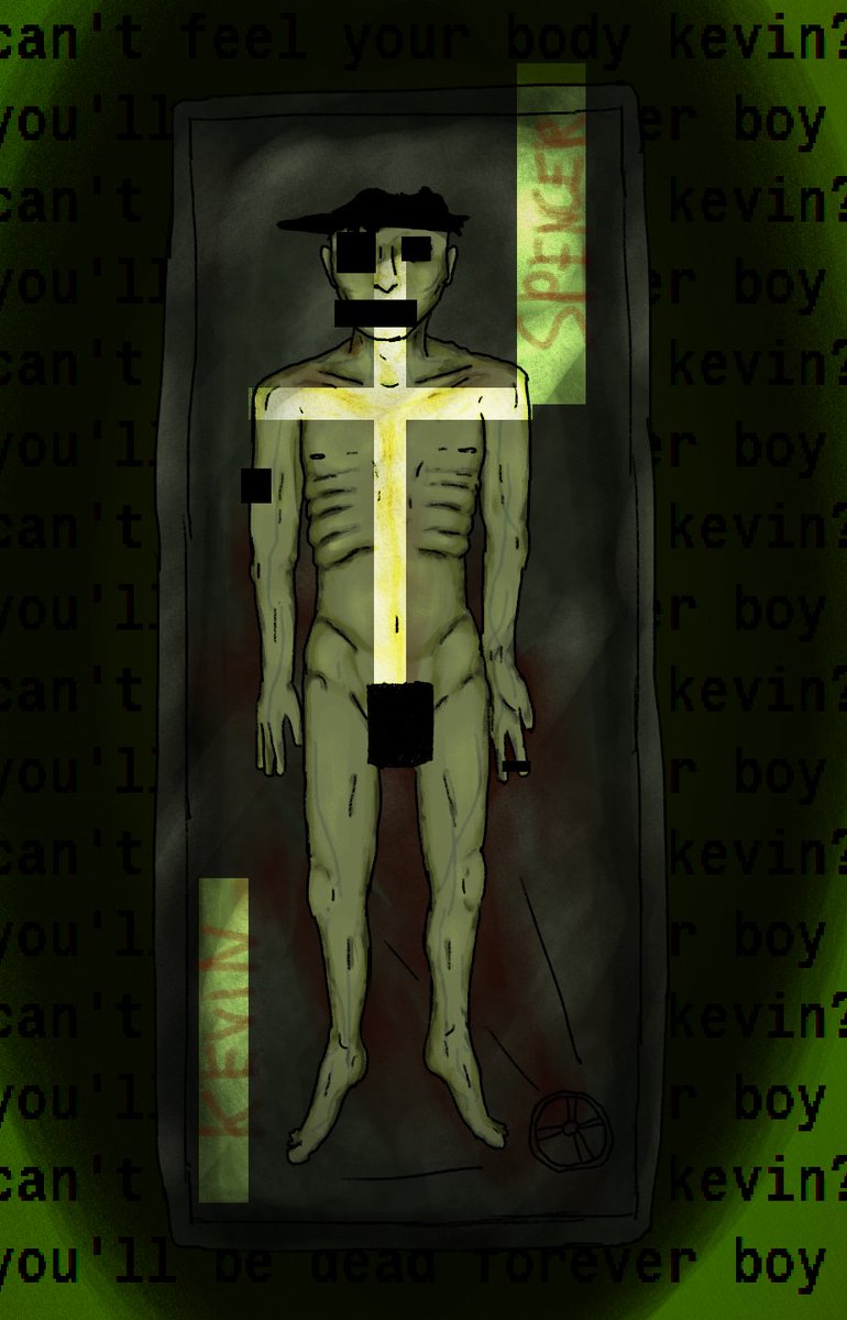 imscared355's tweet photo. emergency -> m0rgu3 -> shovel + pit
#KevinSpencer #kevin_spencer
#morgue #art #bodyhorror #deadbody https://t.co/uUk2Mnf9x8
