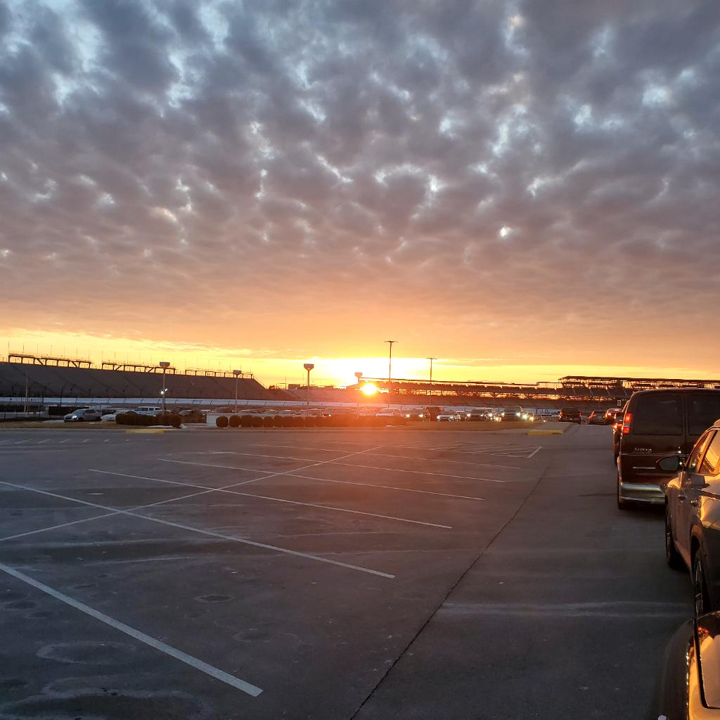 Sunset  <a href="/IMS/">Indianapolis Motor Speedway</a> 100DAYS OUT PARTY