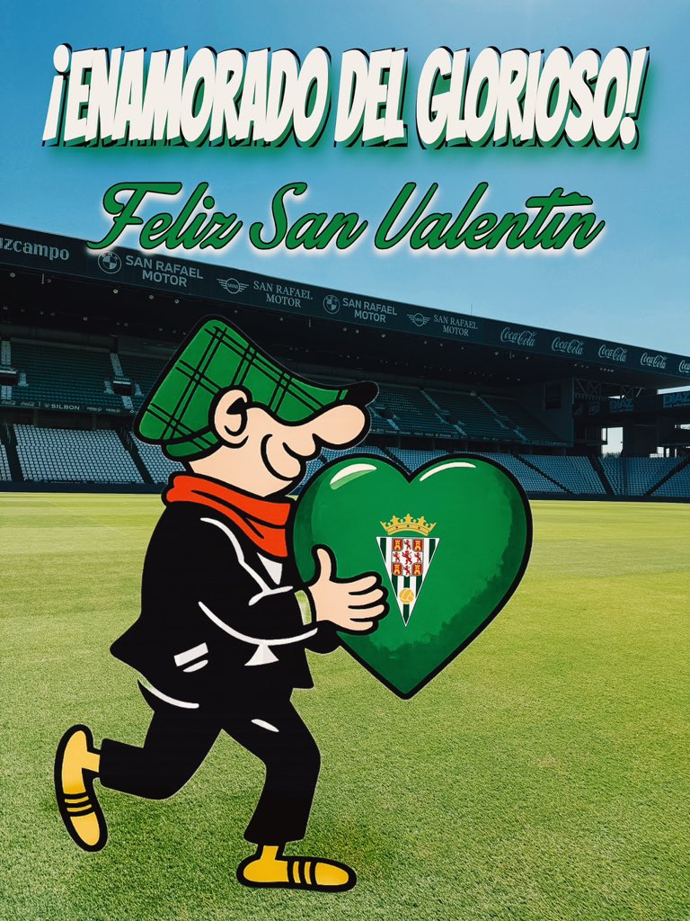 GRADA1954's tweet image. Hay amores que duran toda la vida… 
Feliz San Valentín, cordobesistas. 

¡Enamorado del glorioso!