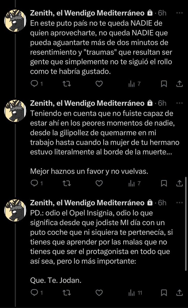 Wendigo Mediterráneo tweet media