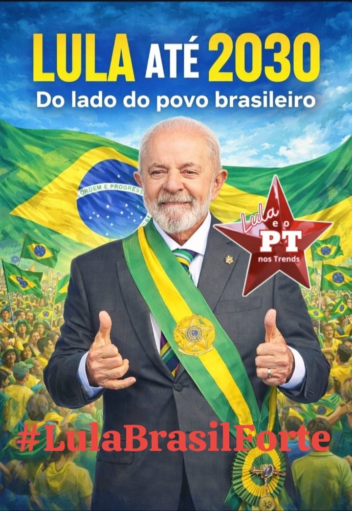 Olê, olê, olá, Lula!” 🎶
Com Luiz Inácio Lula da Silva, o bloco vai para a rua celebrando democracia, participação popular e esperança em dias melhores.
#TôNoBlocoDoLula