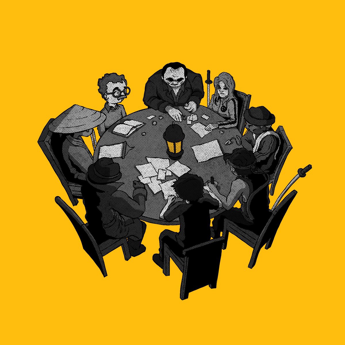 All eight gang leaders are seated at the same table with the same sentiment.

No raised voices.
No threats.
Just eyes measuring distance and hands never leaving the table.

This isn’t peace.
It’s calibration.

Everyone here knows the truth:
you don’t call a meeting before