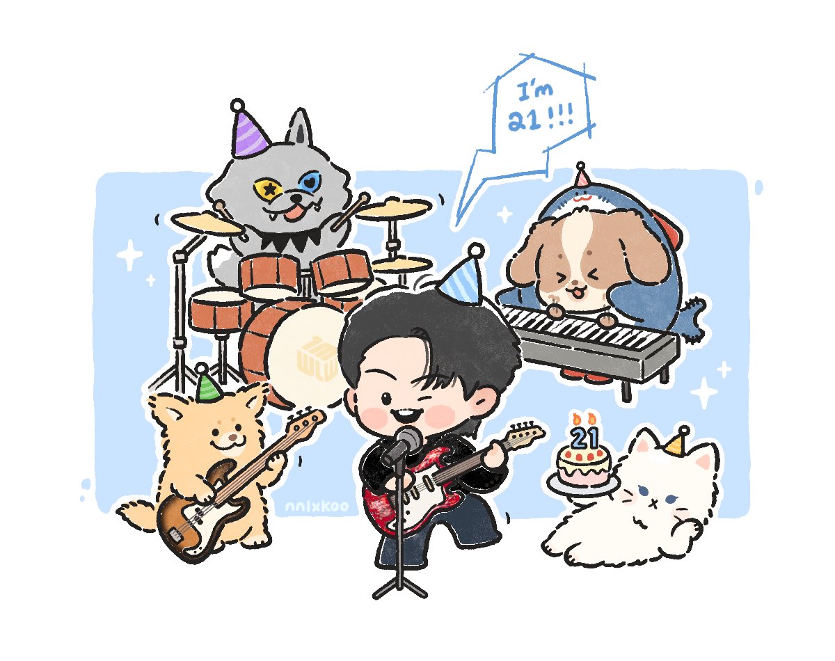 nnlxkoo's tweet image. HBD my no.1 rockstar 🎸🎂♥️

WILLIAM ON CHAPTER 21
#William21stBirthday #williamjkp