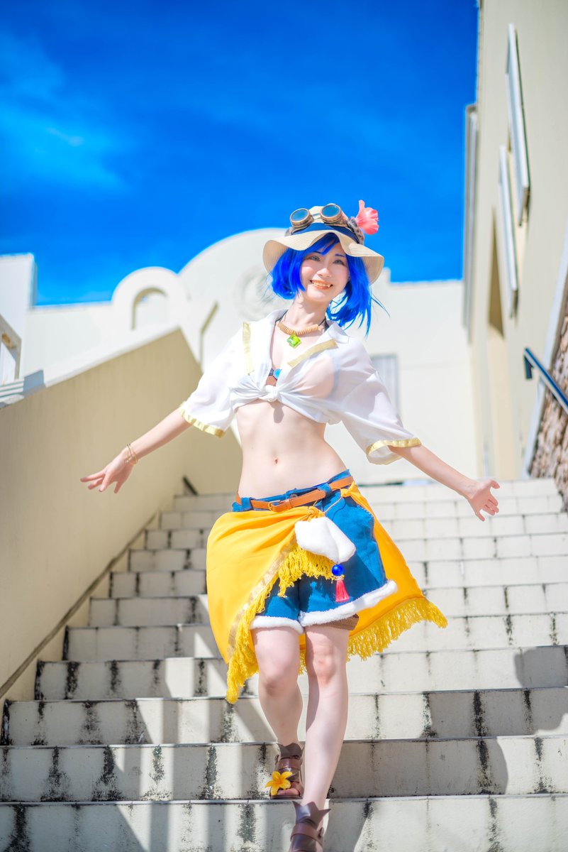 【Cosplay/DQ10/DQW】
セラフィ
アスクイお疲れさまでした！

今年、セラフィのサマメモが像になって嬉しい！
ティア内で本人が着てるの、いいよね♡

Photo By <a href="/h_g_t_r/">ハゲたらボッチ</a> 
(DQ10トークしながら撮影した昨年の初夏)