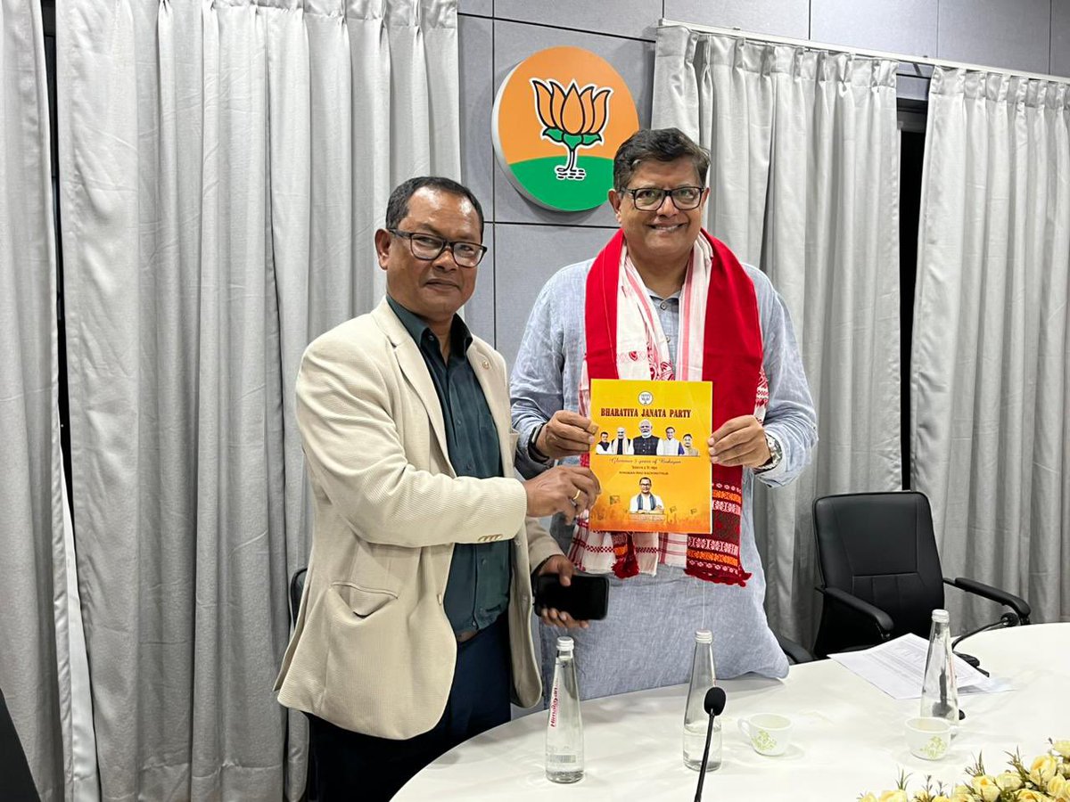 DrNumal's tweet image. Attended BJP election coordination meeting at Atal Bihari Vajpayee Bhawan in the presence of Shri Harish Dwivedi Ji, Shri Bijayant Jay Panda Ji and Shri Pradan Baruah Ji.
Focused discussions on booth level preparedness and organisational strengthening.

#BJP #Assam #Organisation