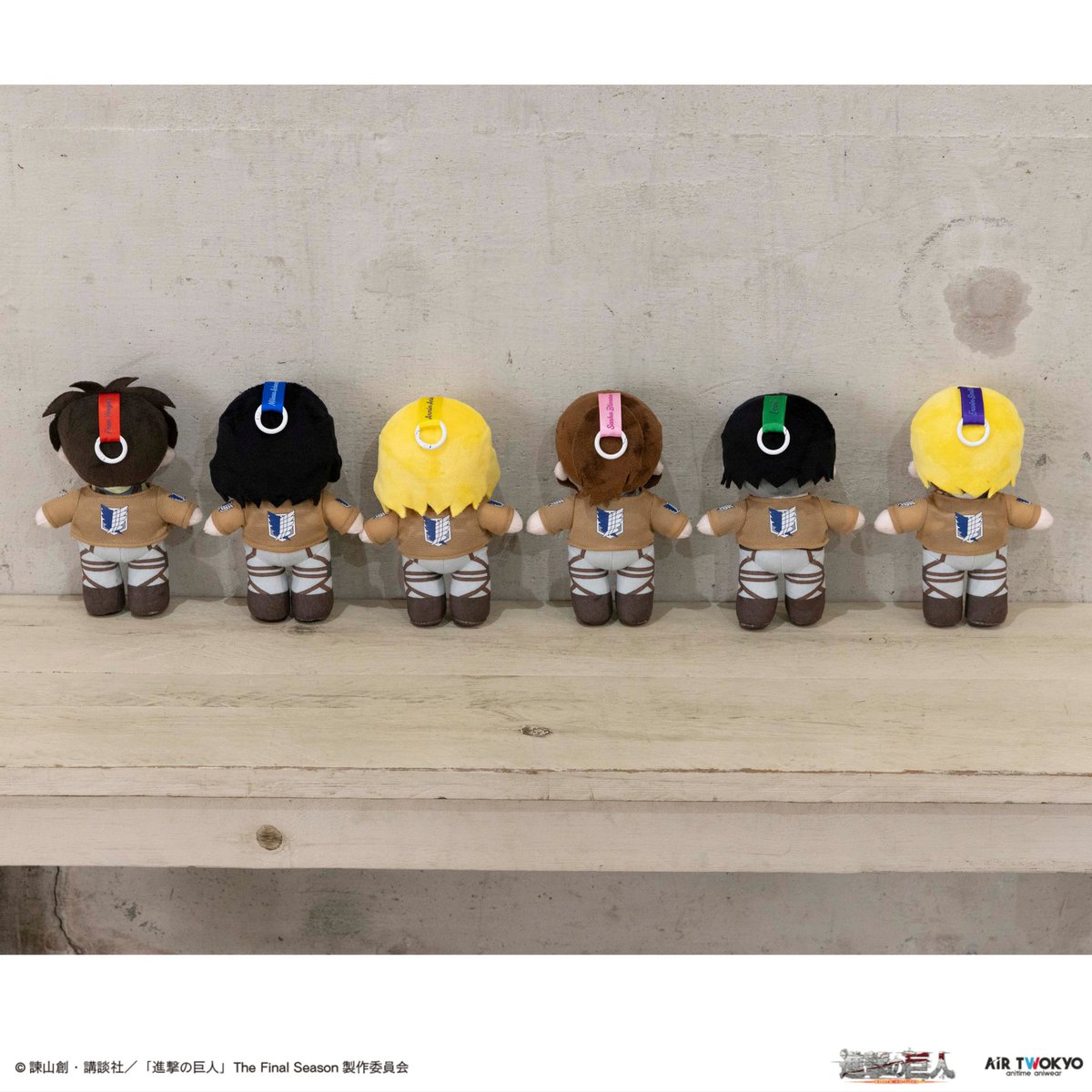 ／
TVアニメ『#進撃の巨人』
グッズコレクション
予約販売日決定🎉
＼

予約販売開始日：2026年2月20日（10:00 JST）
グッズチラ見せPart2👩‍💻✨

#AIRTWOKYO