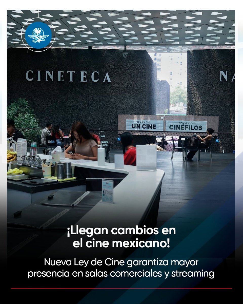 ¡Es cine mexicano! 🚬Esto es lo que contempla la ley que pretende impulsar los filmes nacionales 📽️🇲🇽 eluniversal.com.mx/espectaculos/n…