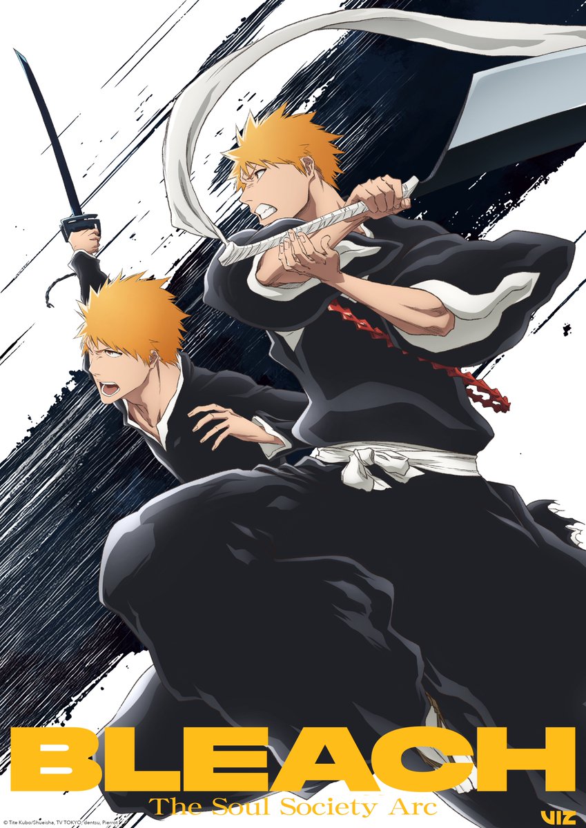 VIZMedia's tweet image. Across the years, Ichigo has always been a fierce protector 🔥

Enjoy this special BLEACH THE STORIES Visual - The Soul Society Arc ⚔️