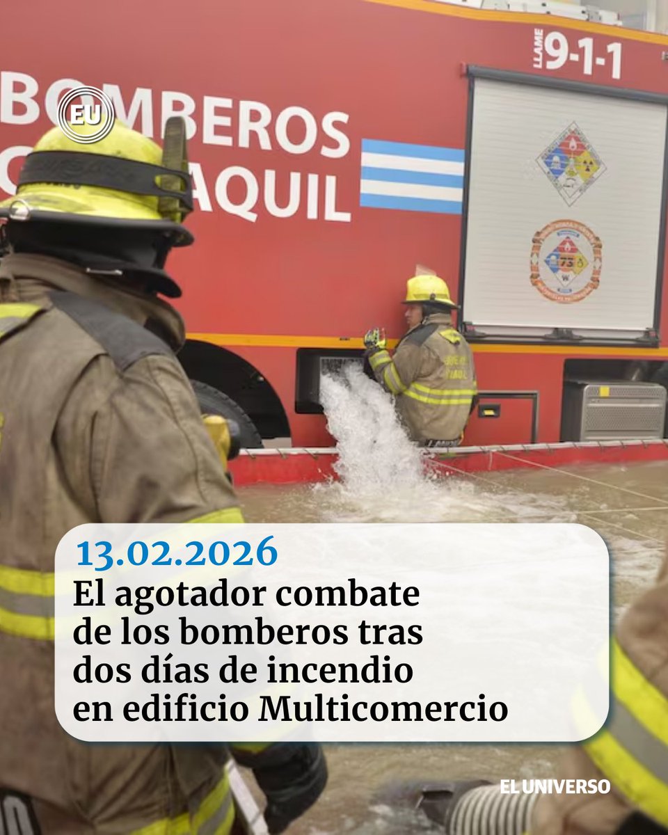 👉🏻ow.ly/nbNL50Yfs5i | ‘Ya ni sé cuántas horas llevo aquí, no hemos parado de trabajar’: el agotador combate de los #bomberos tras dos días de incendio en #edificioMulticomercio