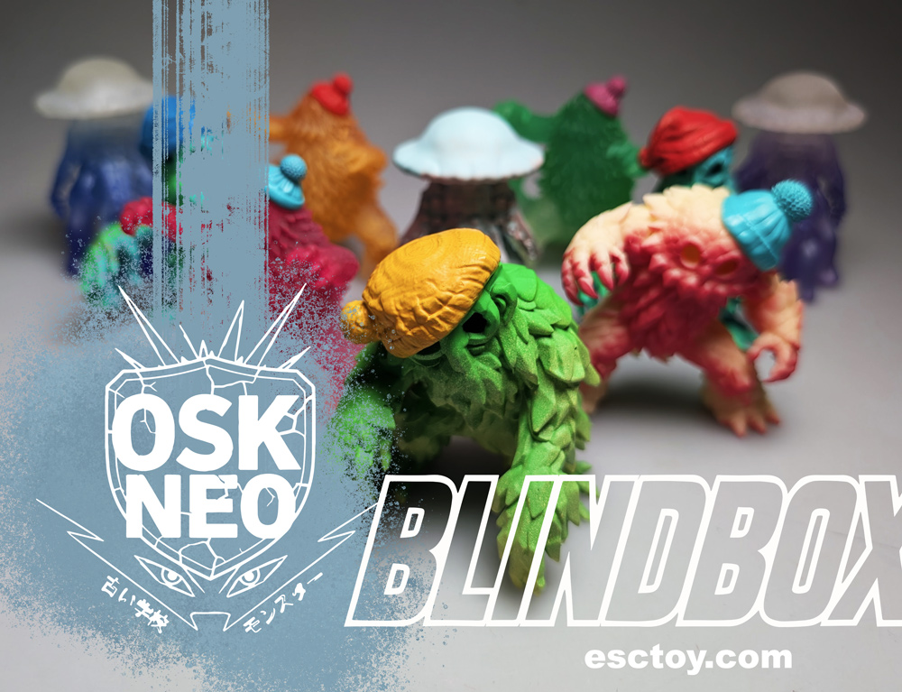 ESCtoy's tweet image. New OSK NEO #blindbox by @erickscarecrow in stock- esctoy.com/collectibles
#erickscarecrow #kaiju #OSK #esctoys