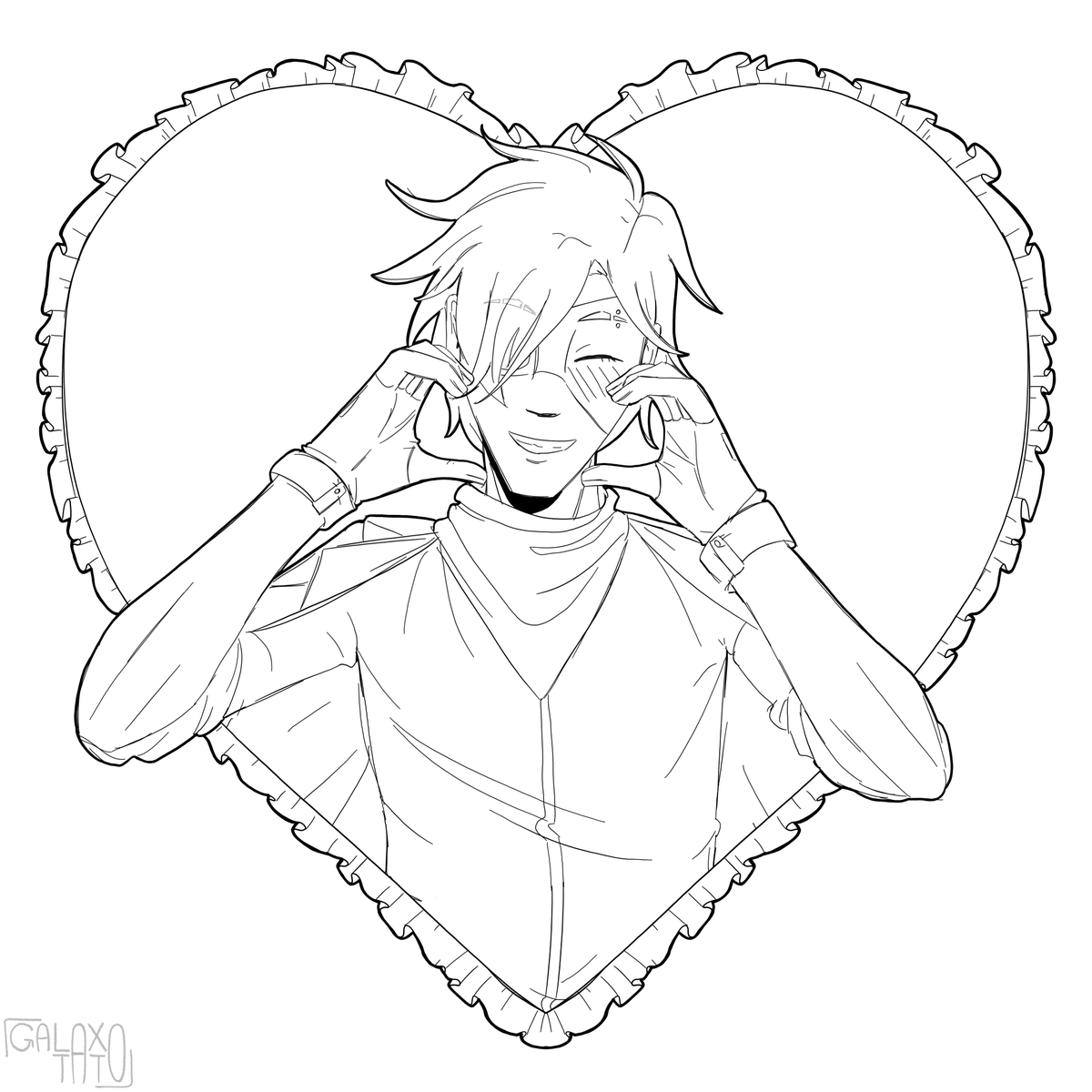 happy valentines day! 🫶 — Xander (3/21)
#xandermatthews #drdt #danganronpadespairtime